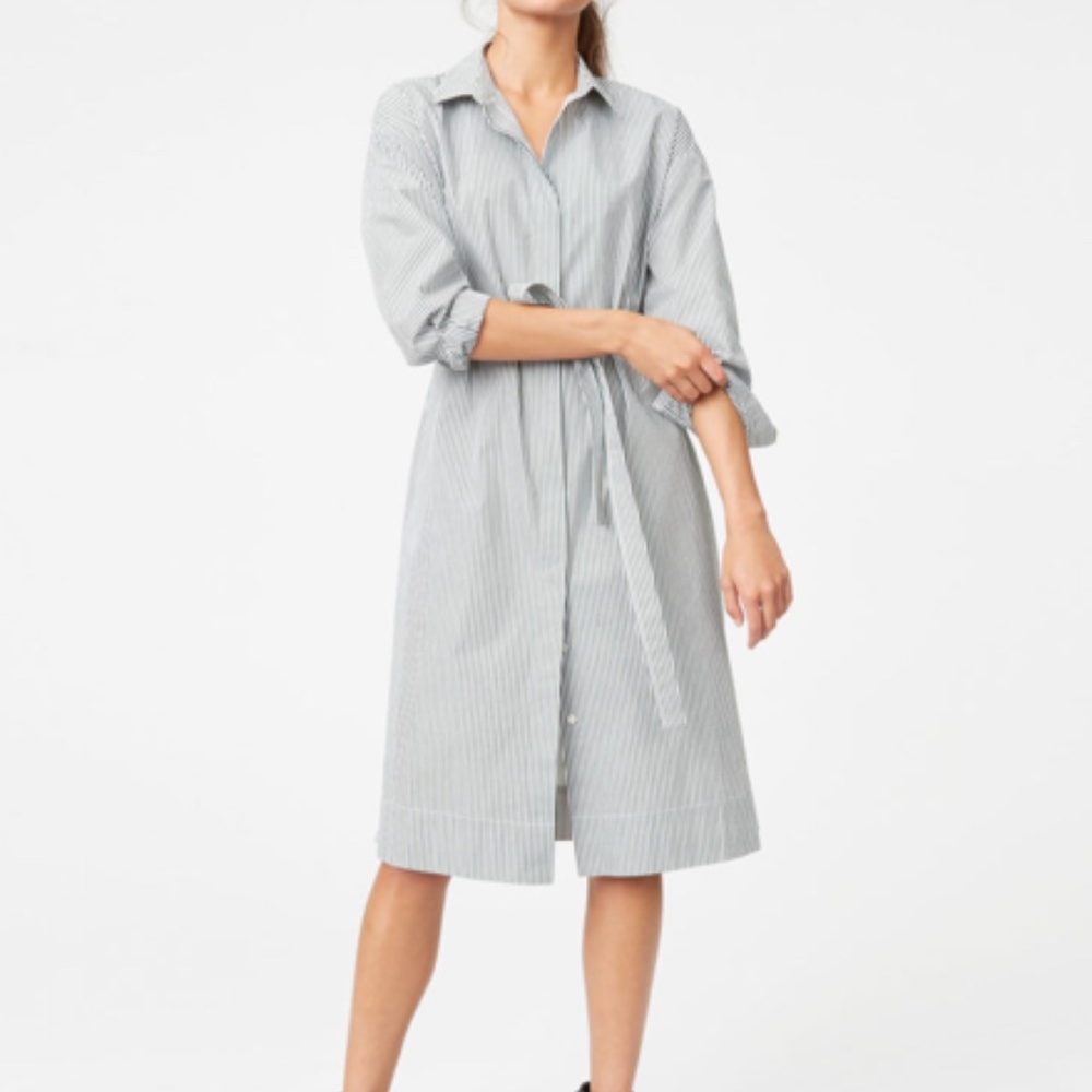 Club Monaco Xabrina Striped Shirtdress